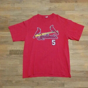 Vintage Y2K Lee Sport St. Louis Cardinals Albert Pujols #5 Jersey T-shirt Large